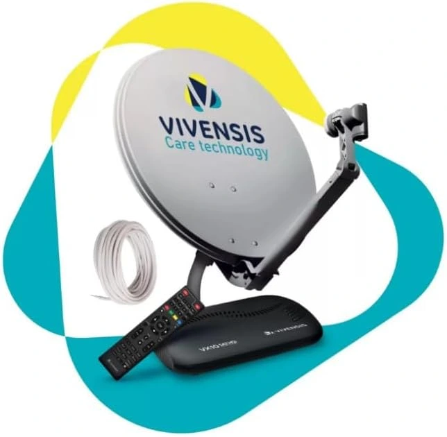 Kit Antena Parabólica Vivensis VX10 Completo