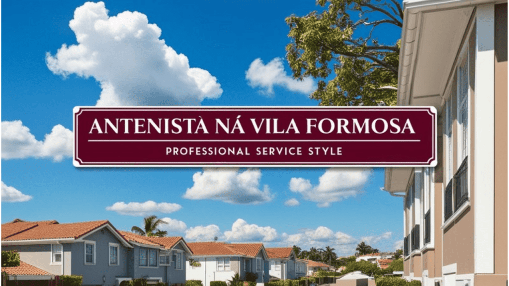 instalador de antenas na vila formosa